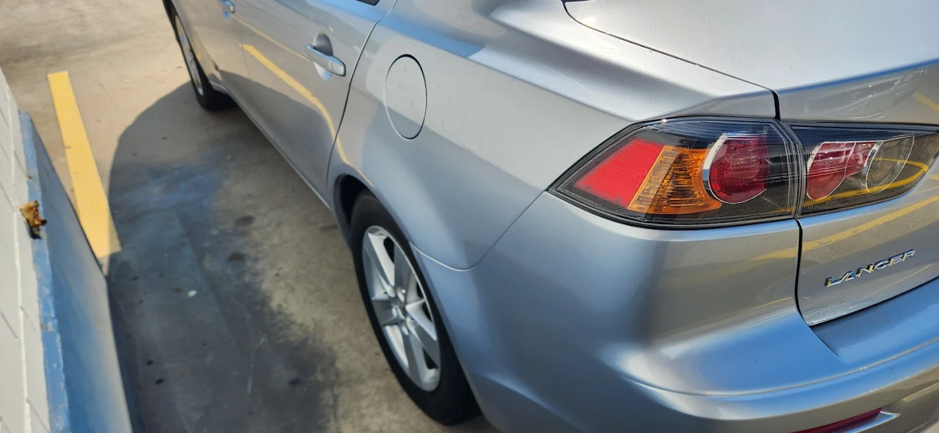 Mitsubishi Lancer after repair